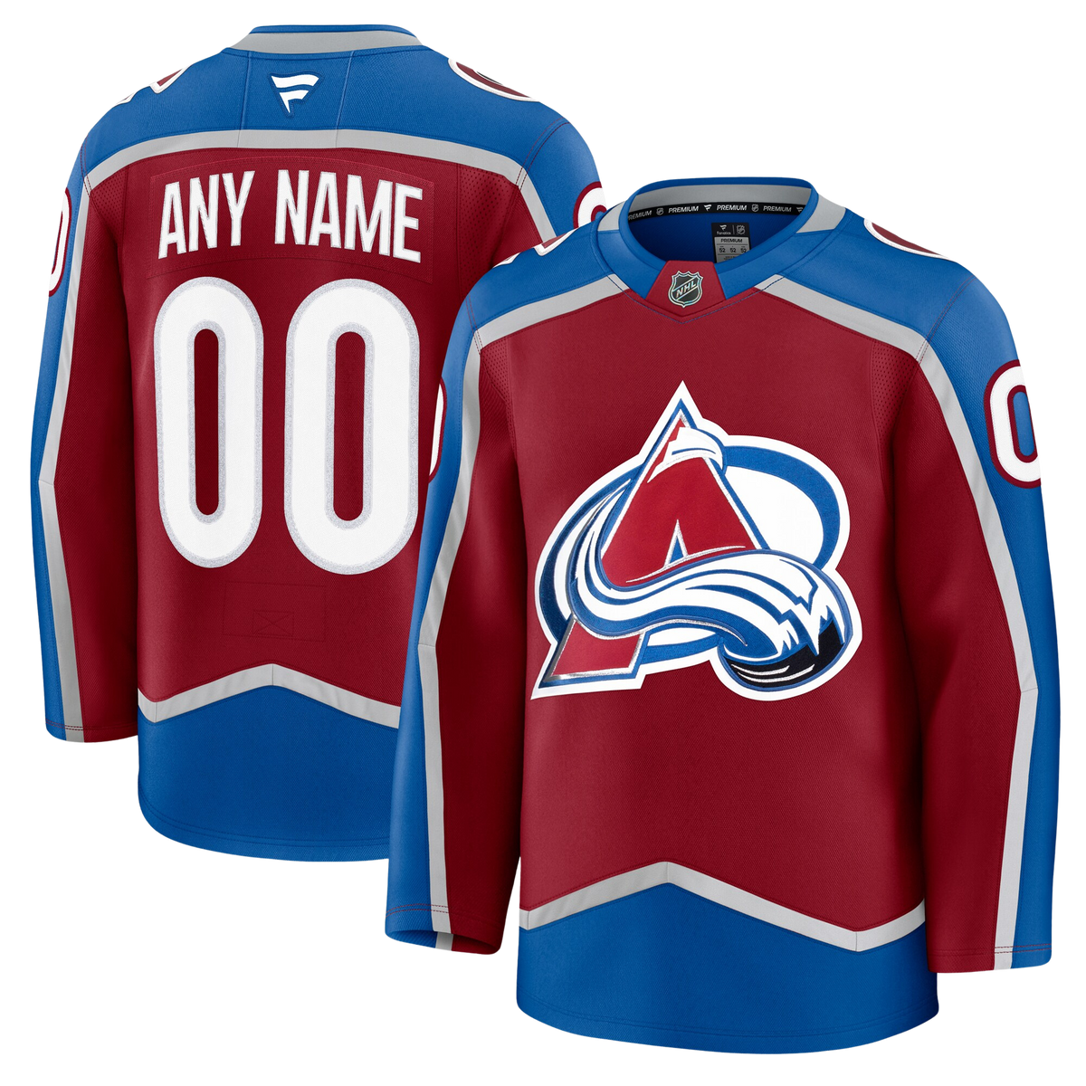 Customizable Colorado Avalanche 2024 Fanatics Premium Official NHL HOME Jersey Gorilla Fits