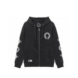 Chrome Hearts Hoodie - Black Street Style Logo print Chrome-Hearts