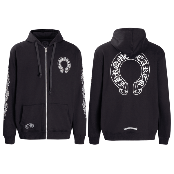 Luxury CHROME HEARTS  ZIP-UP Hoodie K5001 Chrome-Hearts
