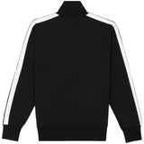 Palm Angles Classic Track stripe Jacket Black/tan logo print Gorilla fits