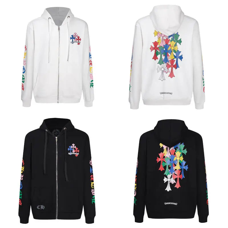 CHROME HEARTS Color Phantom Letter Phantom Arm ZIP-UP Hoodie Chrome-Hearts