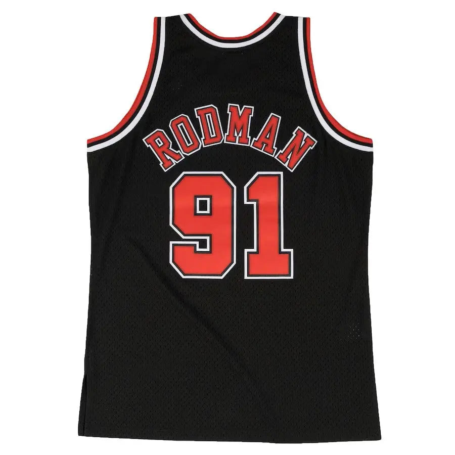 M&S NBA Swingman Jerseys for Men – Chicago Bulls 1997-98 Scottie Pippen #33 | 4 Color Options (Copy) Gorilla fits