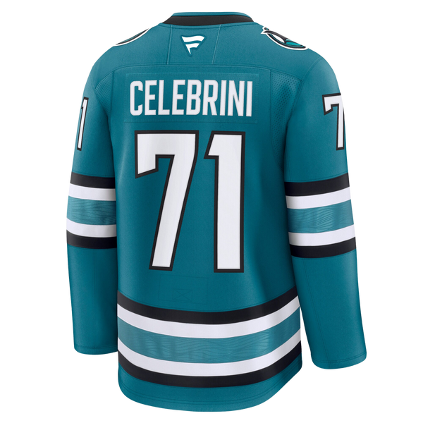 Macklin Celebrini San Jose Sharks Fanatics Premium Home Jersey Gorilla Fits