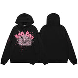 Sp5der 555 Web Hoodie Black/Blue Sp5der