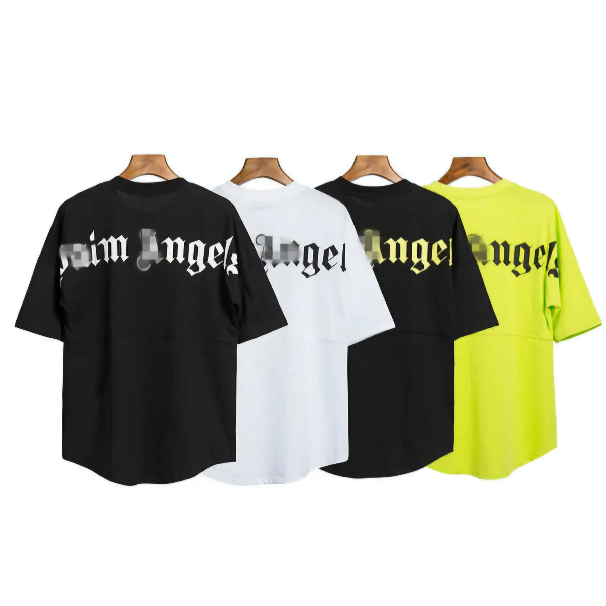 Short-Sleeve Cotton T-Shirt with "Palm Angels" Logo – Oversized Fit in 4 Colors. Buy 3 get 1 FREE Gorilla fits