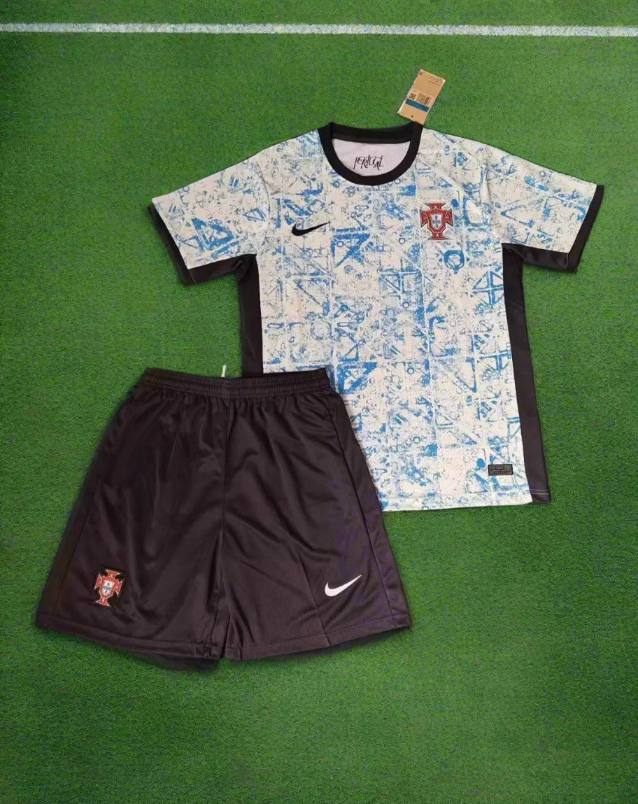 Ronaldo Portugal Euro 2024 HOME and Away  KIT – Authentic quality for Kids Gorilla fits