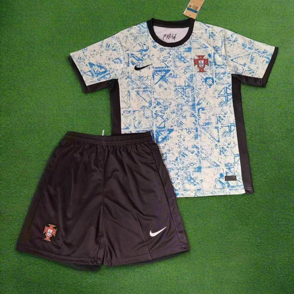 Ronaldo Portugal Euro 2024 HOME and Away  KIT – Authentic quality for Kids Gorilla fits