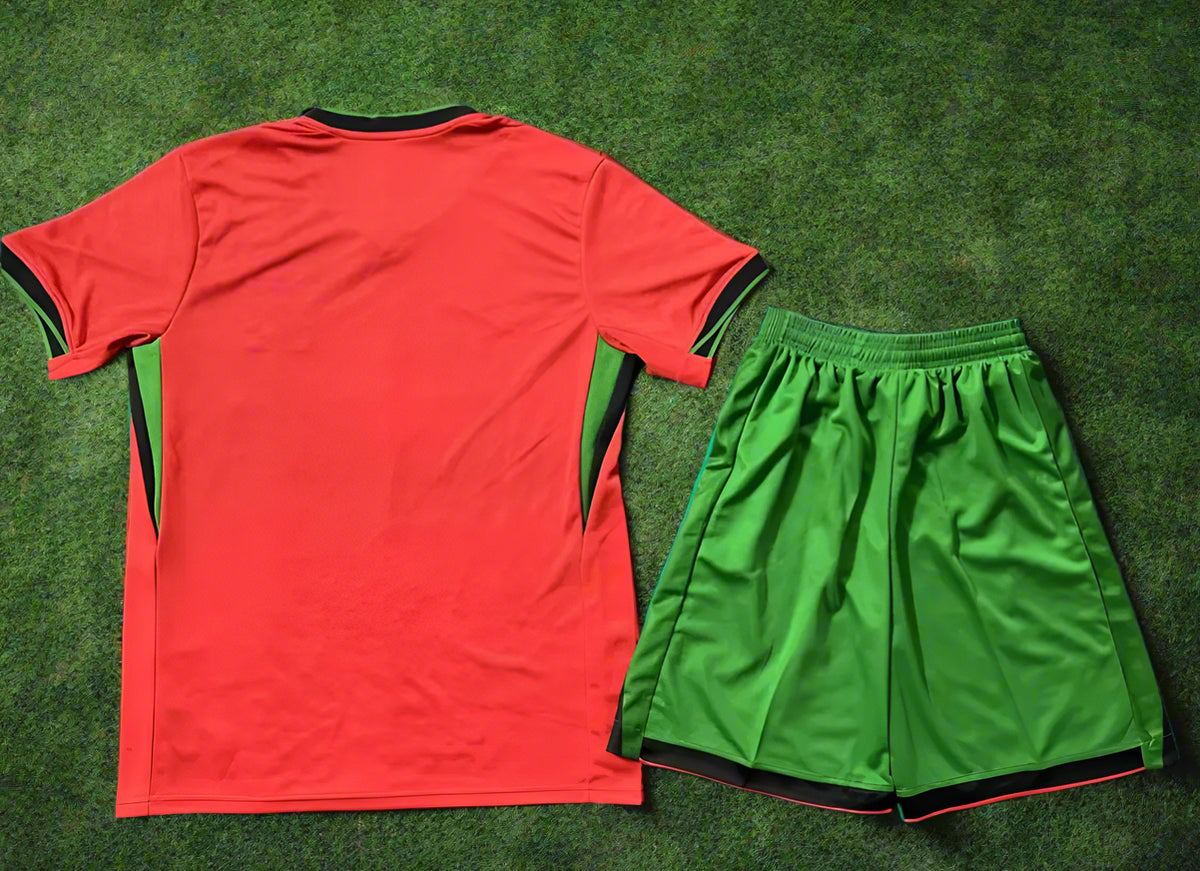 Ronaldo Portugal Euro 2024 HOME and Away  KIT – Authentic quality for Kids Gorilla fits