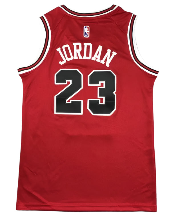 All MICHAEL JORDAN NBA Chicago Bulls Jersey - Junior/youth - Black stripped White & Red Options/ nba jersey Gorilla fits