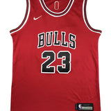 All MICHAEL JORDAN NBA Chicago Bulls Jersey - Junior/youth - Black stripped White & Red Options/ nba jersey Gorilla fits