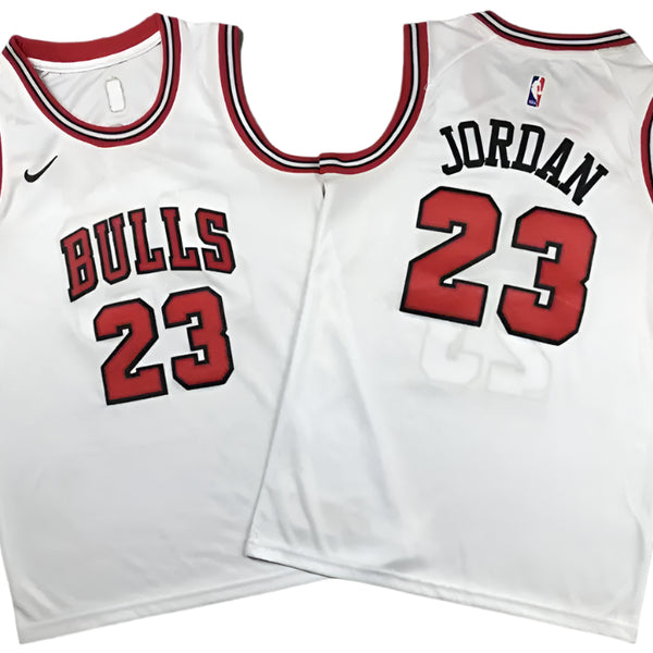 All MICHAEL JORDAN NBA Chicago Bulls Jersey - Junior/youth - Black stripped White & Red Options/ nba jersey Gorilla fits