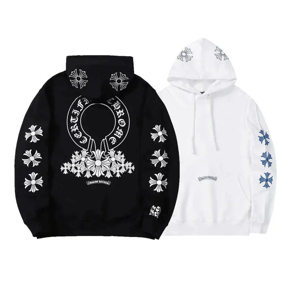 CHROME HEARTS Horseshoe Hoodie White Chrome-Hearts