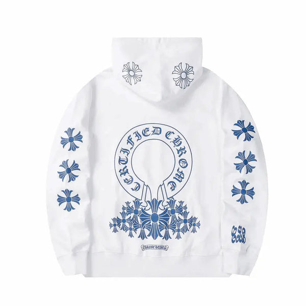 CHROME HEARTS Horseshoe Hoodie White Chrome-Hearts