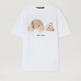 PalmAngels Decapitated bear  Black/White baggy tee. Gorilla fits
