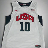 USA Kobe Bryant #10 US Basketball Jersey- White & Black Options/ nba jersey.Adult Men size. Gorilla fits