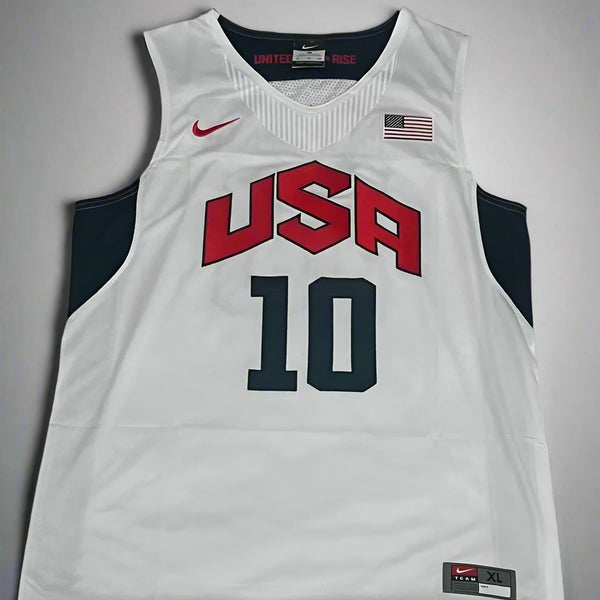 USA Kobe Bryant #10 US Basketball Jersey- White & Black Options/ nba jersey.Adult Men size. Gorilla fits