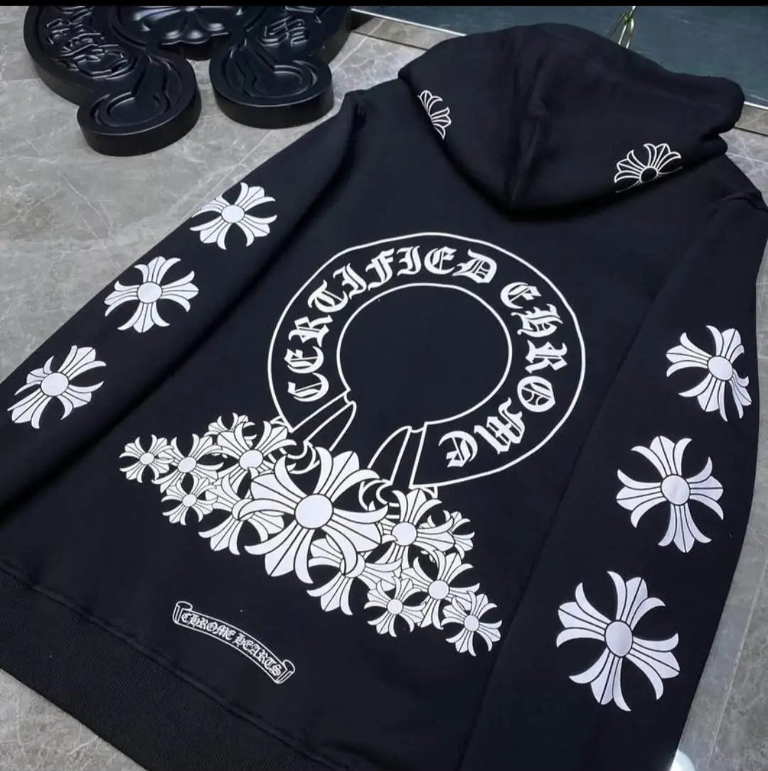 Chrome Hearts Horseshoe Pull Over Hoodie Gorilla fits