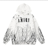 Amiri Cracked Sweatshirts in White and Black Options hoodie/ pullover Gorilla fits
