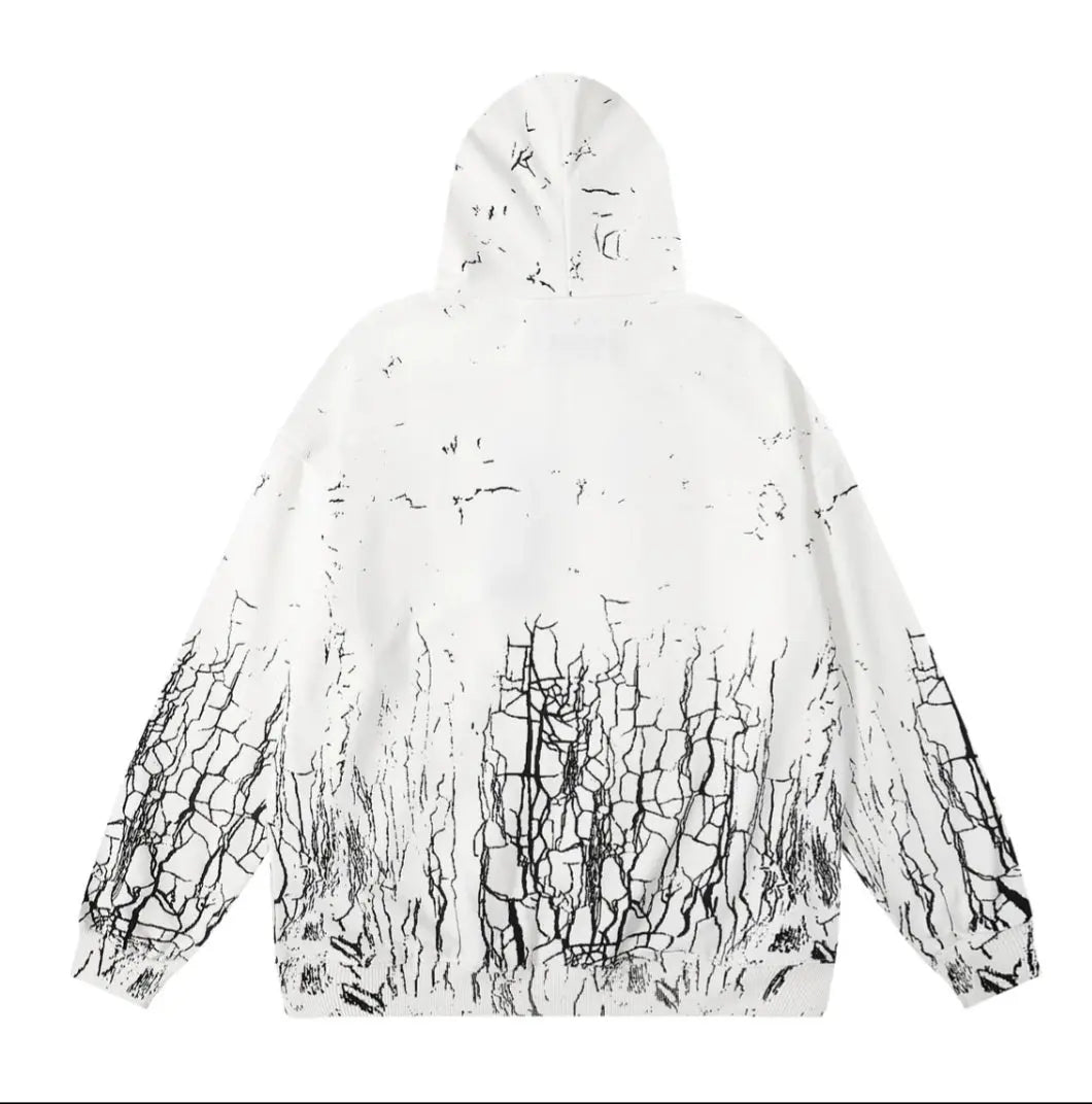 Amiri Cracked Sweatshirts in White and Black Options hoodie/ pullover Gorilla fits