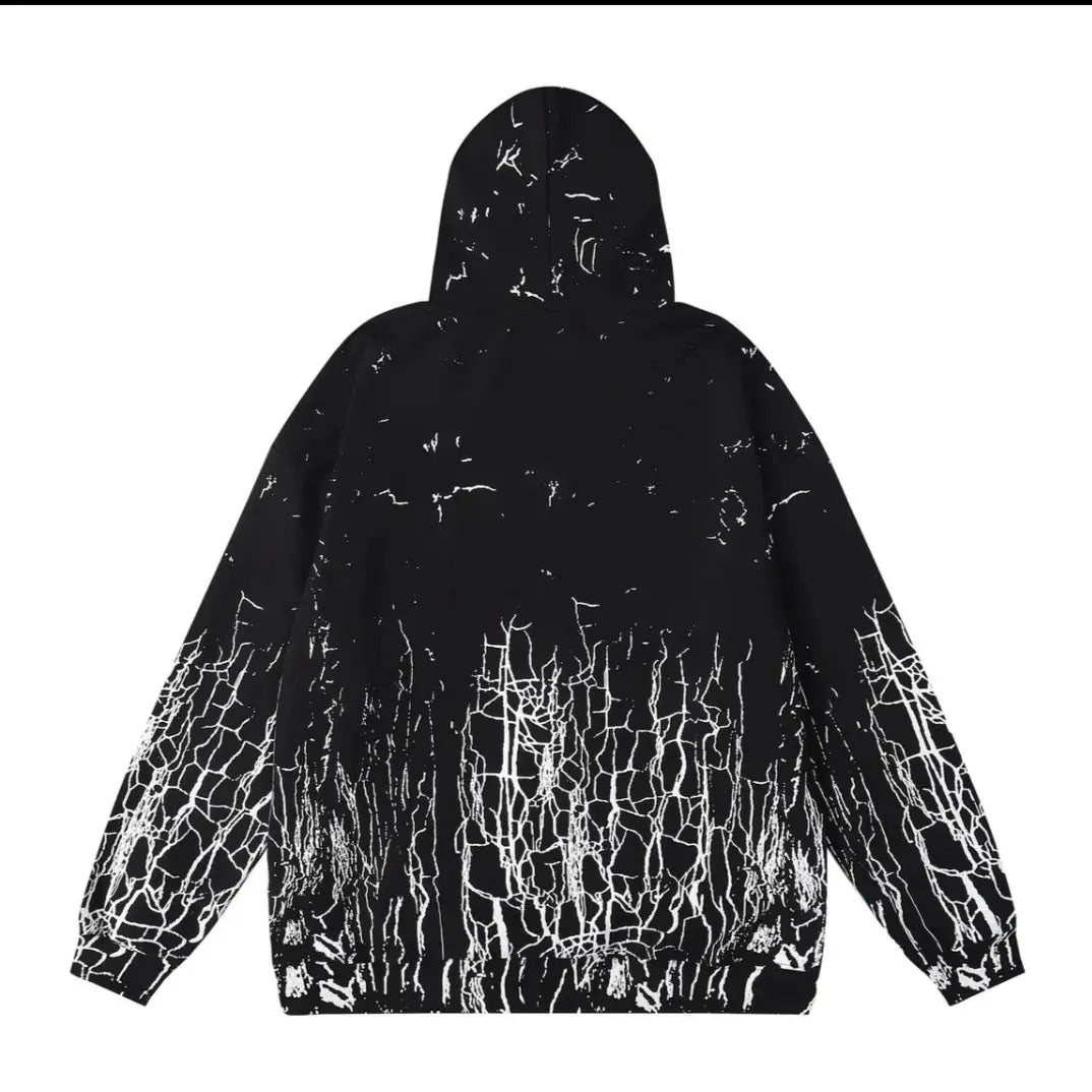 Amiri Cracked Sweatshirts in White and Black Options hoodie/ pullover Gorilla fits