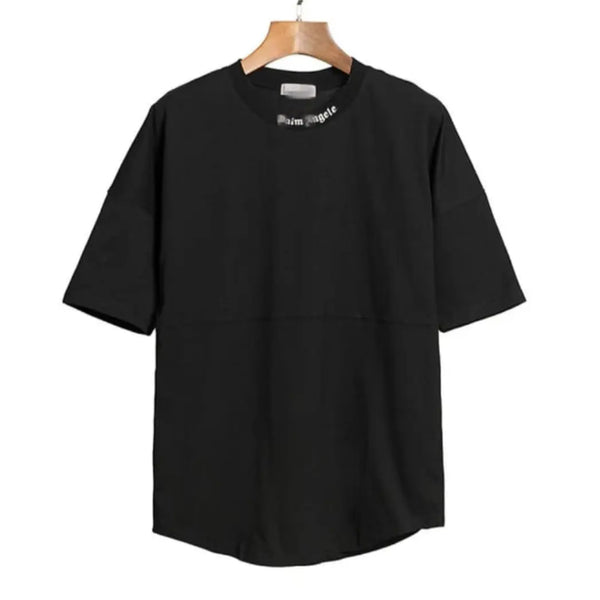 Short-Sleeve Cotton T-Shirt with "Palm Angels" Logo – Oversized Fit in 4 Colors. Buy 3 get 1 FREE Gorilla fits