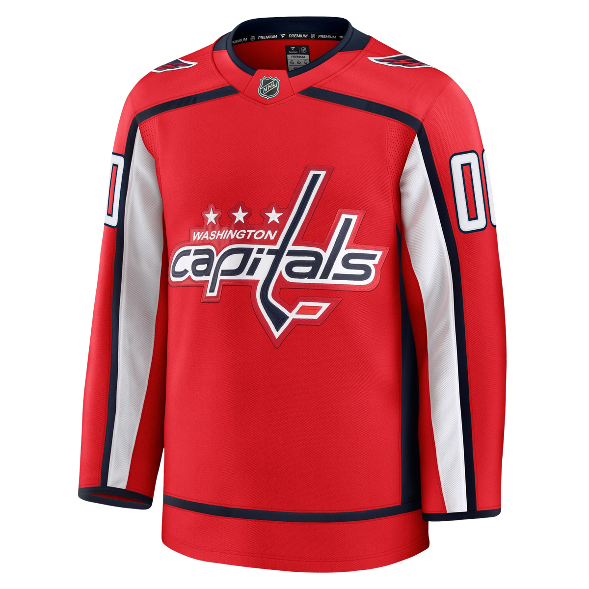 Customizable Washington Capitals 2024 Fanatics Premium Official NHL HOME Jersey Gorilla Fits