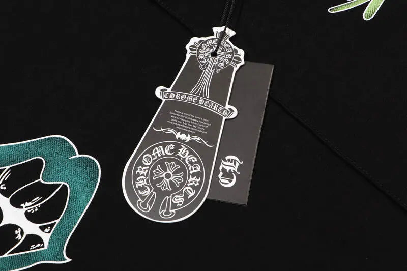 CHROME HEARTS  Cross Print Hoodie Gorilla Fits