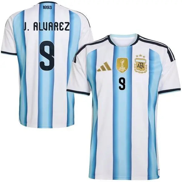 Argentina Home Shirt World Cup 2026 J. ALVAREZ 9