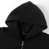Luxury CHROME HEARTS  ZIP-UP Hoodie Firework Cross Chrome-Hearts