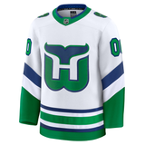 Customizable Carolina Hurricanes 2024 Fanatics Premium White Whalers Jersey Gorilla Fits