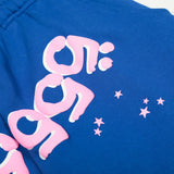 Sp5der 555 Web Hoodie Black/Blue Sp5der
