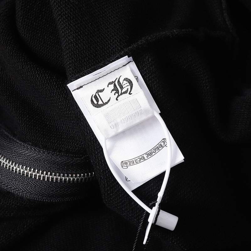 Luxury CHROME HEARTS Pink Paint ZIP-UP Hoodie Gorilla Fits