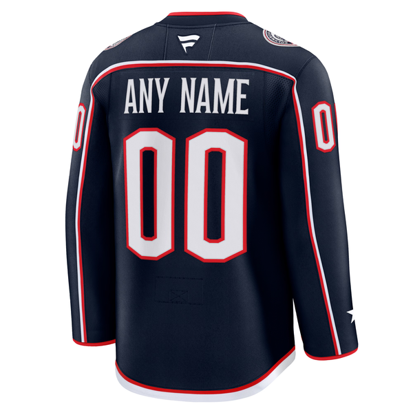 Customizable Columbus Blue Jackets 2024 Fanatics Premium Official NHL HOME Jersey Gorilla Fits