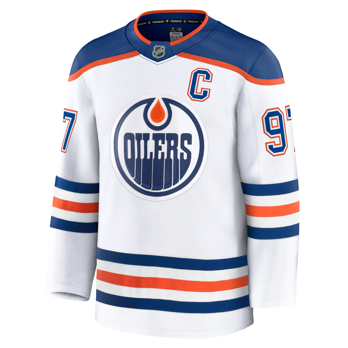 Connor McDavid Edmonton Oilers Fanatics Premium Away Jersey Gorilla Fits