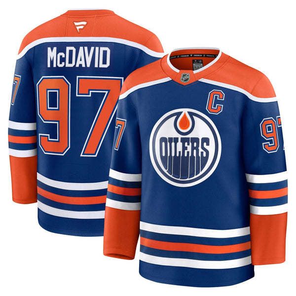 Connor McDavid Edmonton Oilers Fanatics Premium Home Jersey Gorilla Fits