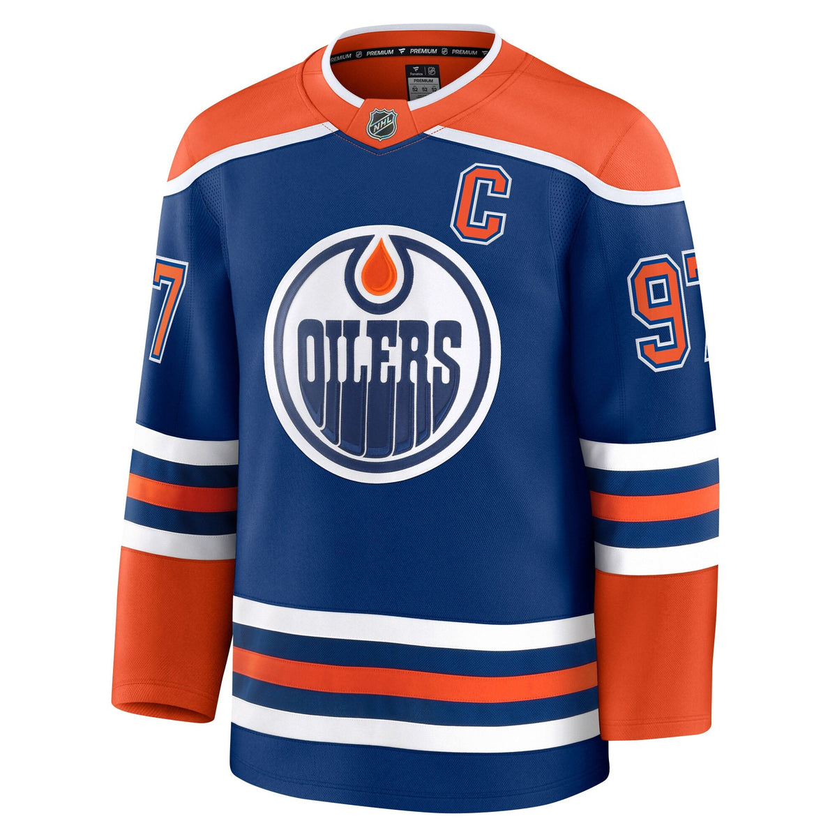 Connor McDavid Edmonton Oilers Fanatics Premium Home Jersey Gorilla Fits
