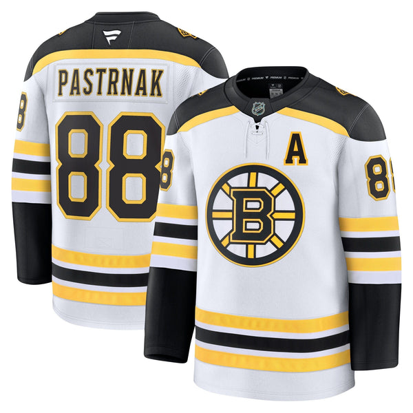 David Pastrnak Boston Bruins Fanatics Premium Away Jersey Gorilla Fits