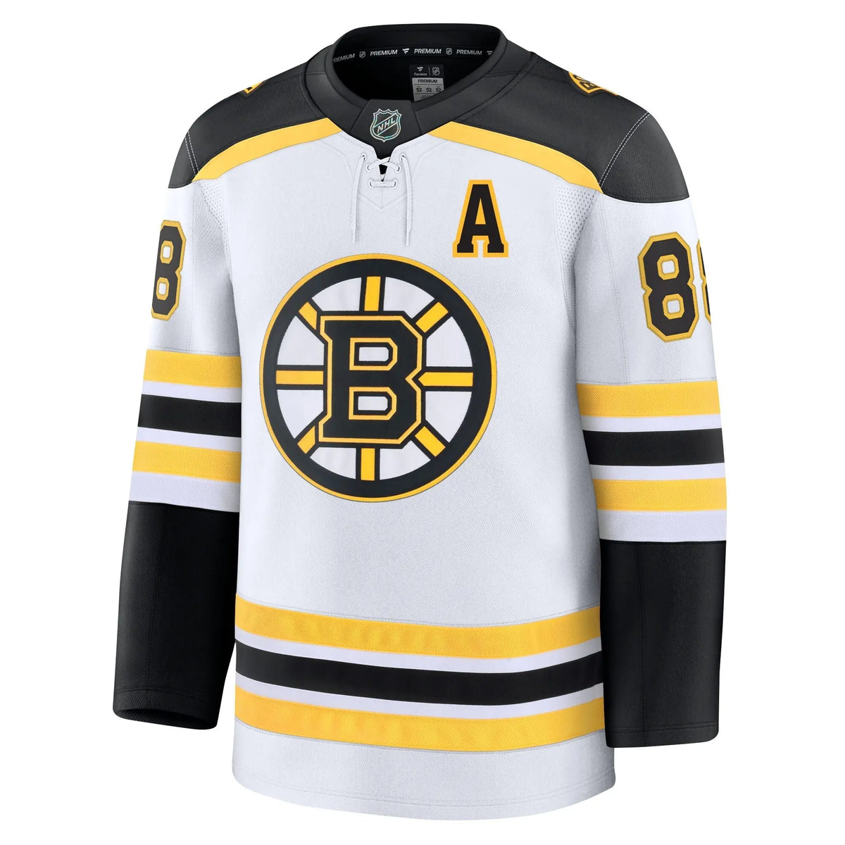 David Pastrnak Boston Bruins Fanatics Premium Away Jersey Gorilla Fits
