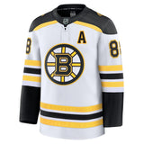 David Pastrnak Boston Bruins Fanatics Premium Away Jersey Gorilla Fits