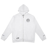 Luxury CHROME HEARTS  Horseshoe ZIP-UP Hoodie Gorilla Fits