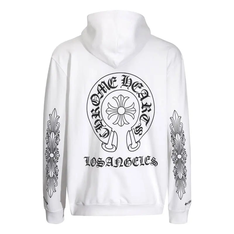 Luxury CHROME HEARTS  Horseshoe ZIP-UP Hoodie Gorilla Fits