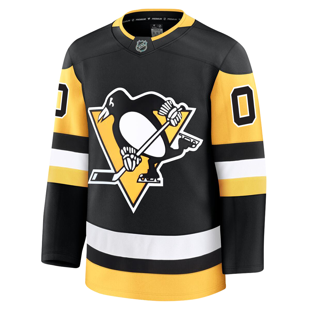 Customizable Pittsburgh Penguins 2024 Fanatics Premium Official NHL HOME Jersey Gorilla Fits