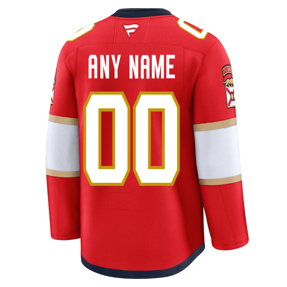 Customizable Florida Panthers 2024 Fanatics Premium Official NHL HOME Jersey Gorilla Fits