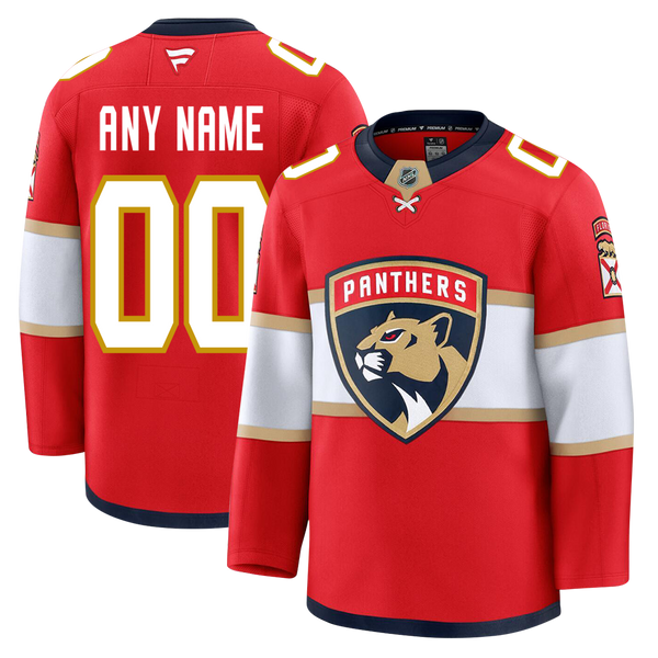 Customizable Florida Panthers 2024 Fanatics Premium Official NHL HOME Jersey Gorilla Fits