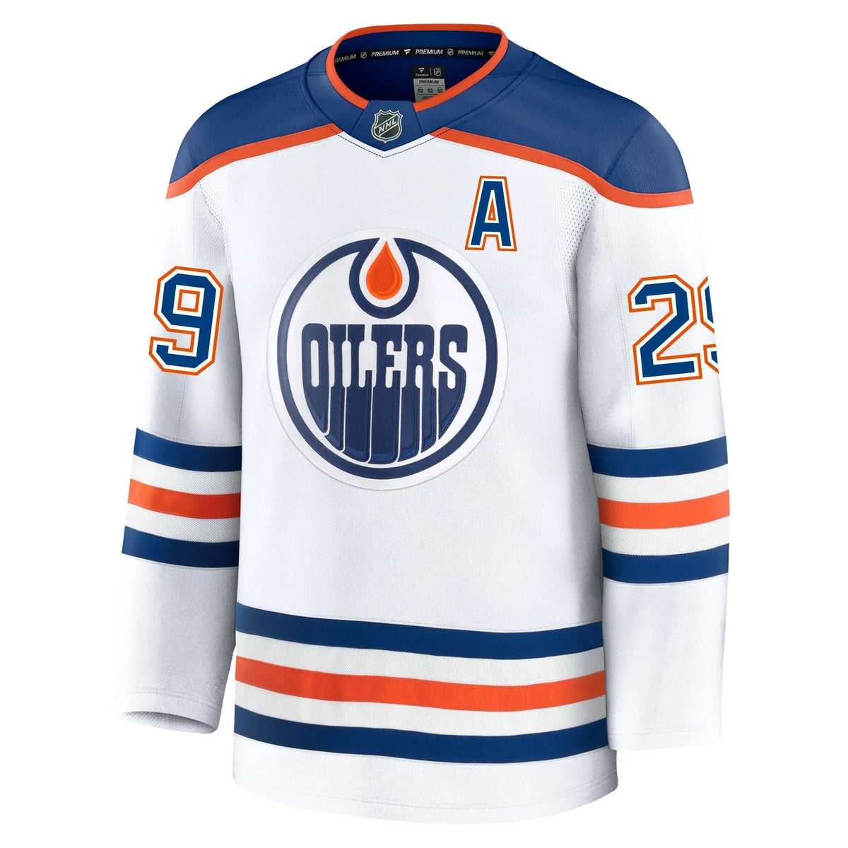 Leon Draisaitl Edmonton Oilers Fanatics Premium Away Jersey Gorilla Fits