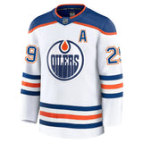 Leon Draisaitl Edmonton Oilers Fanatics Premium Away Jersey Gorilla Fits