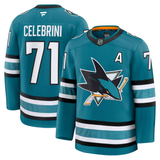 Macklin Celebrini San Jose Sharks Fanatics Premium Home Jersey Gorilla Fits