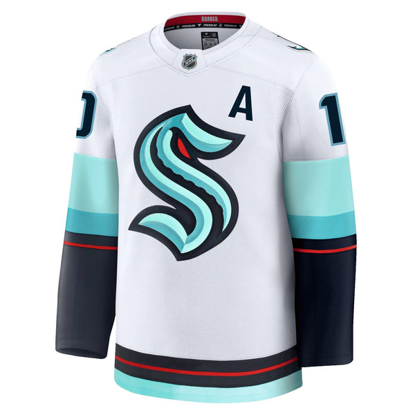 Matty Beniers Seattle Kraken Fanatics Premium Away Jersey Gorilla Fits