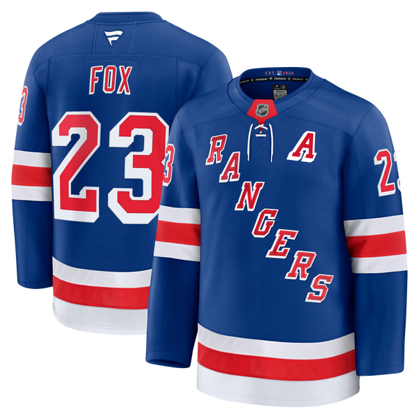 Adam Fox New York Rangers Fanatics Premium Home Jersey Gorilla Fits