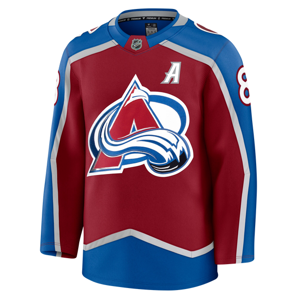 Cale Makar Colorado Avalanche Fanatics Premium Home Jersey Gorilla Fits